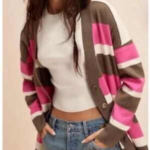 NWT Free People League of Her Own Cardigan Size XS